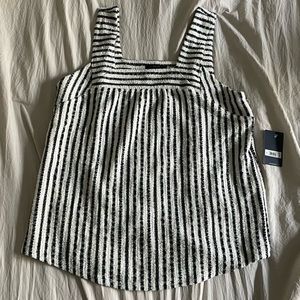Lucky Brand Striped Tank Top Terry Material